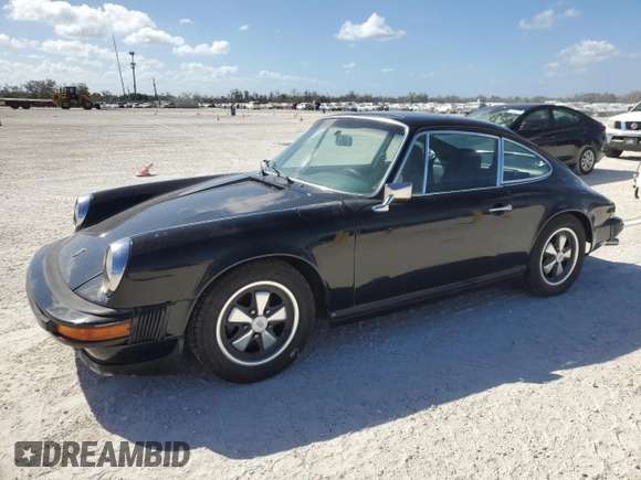 1975 Porsche 911 with VIN 9115202267, listed as a Copart auction lot 75863884 with 61,298 mi miles and Salvage title. Bid and sale history available at DreamBid. Image 1.
