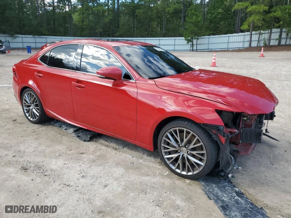 2016 Lexus IS 300 with VIN JTHCM1D25G5001420, listed as a Copart auction lot 70980404 with 140,835 mi miles and Salvage Title. Bid and sale history available at carsss.com. Image 4.