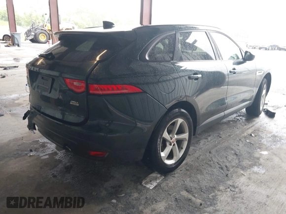 2018 Jaguar F-Pace 25t Premium with VIN SADCJ2FX9JA290961, listed as a IAAI auction lot 42371547 with 37,854 mi miles and . Bid and sale history available at DreamBid. Image 4.