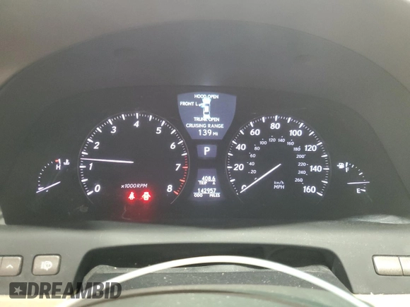 2007 Lexus LS 460 L с VIN JTHGL46F775008813, выставлен на аукционе Copart как лот 57063195 с пробегом 142 957 миль миль и Списание • Salvage title. История ставок и продаж доступна на DreamBid. Изображение 9.