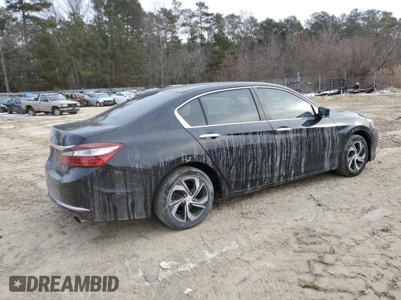 2017 Honda Accord Sedan LX with VIN 1HGCR2F31HA235790, listed as a Copart auction lot 41958745 with 77,054 mi miles and Salvage Title. Bid and sale history available at carsss.com. Image 3.