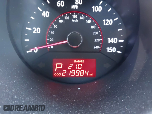 2013 Kia Sorento LX with VIN 5XYKT4A2XDG337427, listed as a IAAI auction lot 41730880 with 219,984 mi miles. Bid and sale history available at carsss.com. Image 7.