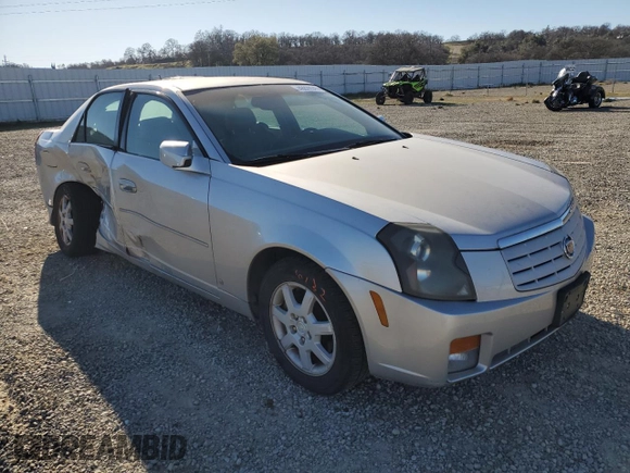 2006 Cadillac CTS with VIN 1G6DM57T860170590, listed as a Copart auction lot 43028545 with 124,275 mi miles and Salvage Title. Bid and sale history available at carsss.com. Image 4.