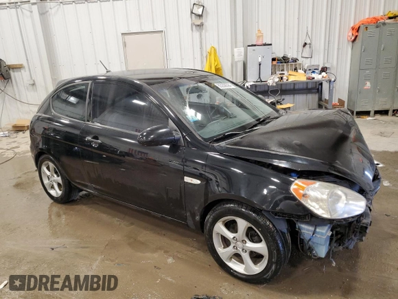 2008 Hyundai Accent SE with VIN KMHCN36C88U070184, listed as a Copart auction lot 83208594 with 173,013 mi miles and Non Repairable. Bid and sale history available at carsss.com. Image 4.