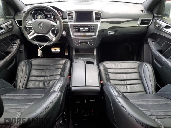 2015 Mercedes-Benz M 63 AMG with VIN 4JGDA7EB7FA504173, listed as a Copart auction lot 47596605 with 114,001 mi miles and Salvage Title. Bid and sale history available at carsss.com. Image 8.