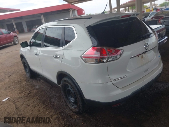 2014 Nissan Rogue SV with VIN 5N1AT2MT2EC751467, listed as a IAAI auction lot 42036355 with 262,270 mi miles and . Bid and sale history available at carsss.com. Image 3.