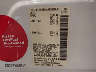 2016 Nissan LEAF SV with VIN 1N4BZ0CP2GC304243, listed as a IAAI auction lot 41914959 with 85,420 mi miles. Bid and sale history available at carsss.com. Image 9.