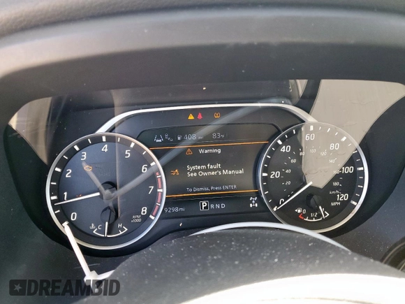 2024 Nissan Titan SV with VIN 1N6AA1ECXRN112621, listed as a Copart auction lot 47755875 with 9,298 mi miles and Salvage title. Bid and sale history available at DreamBid. Image 9.
