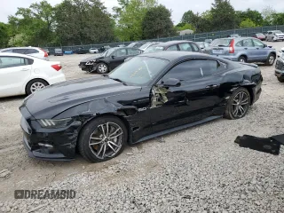 2015 Ford Mustang GT with VIN 1FA6P8CF6F5305119, listed as a Copart auction lot 55791705 with 108,920 mi miles and Salvage title. Bid and sale history available at DreamBid. Image 1.