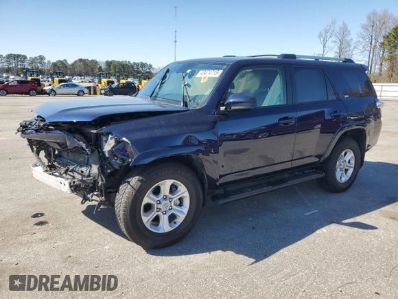 2024 Toyota 4Runner SR5 with VIN JTEMU5JR1R6237005, listed as a Copart auction lot 48474715 with 23,780 mi miles and Salvage title. Bid and sale history available at DreamBid. Image 1.