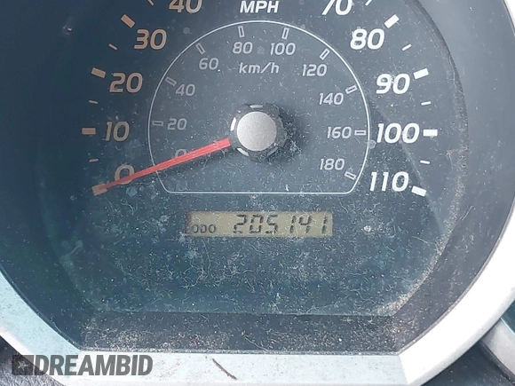 2006 Toyota 4Runner SR5 with VIN JTEZU14R460071166, listed as a IAAI auction lot 42217604 with 205,141 mi miles and . Bid and sale history available at DreamBid. Image 15.