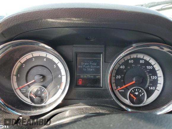 2013 Dodge Durango Crew with VIN 1C4RDJDG2DC699113, listed as a Copart auction lot 53375805 with 183,679 mi miles and Salvage title. Bid and sale history available at DreamBid. Image 9.