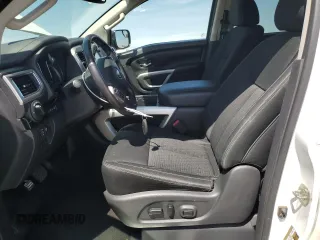 2018 Nissan Titan SV with VIN 1N6AA1E50JN537741, listed as a Copart auction lot 52802675 with 24,626 mi miles and Salvage title. Bid and sale history available at DreamBid. Image 7.