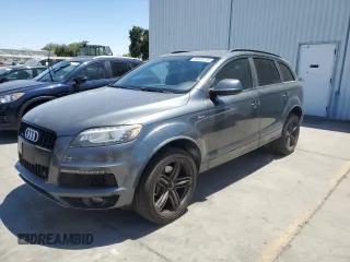 2014 Audi Q7 S line Prestige with VIN WA1DGAFE1ED018961, listed as a Copart auction lot 64089735 with 163,029 mi miles and Salvage title. Bid and sale history available at DreamBid. Image 1.