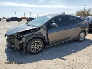 2019 Toyota Prius L Eco with VIN JTDKARFU0K3074279, listed as a Copart auction lot 50806805 with 55,496 mi miles and Salvage Title. Bid and sale history available at carsss.com. Image 1.