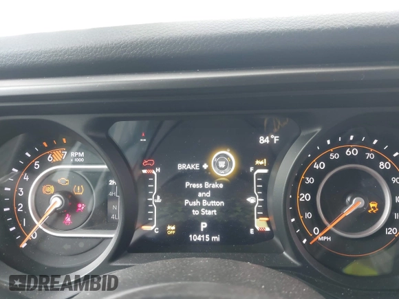 2024 Jeep Wrangler Sport S with VIN 1C4PJXDN8RW370133, listed as a IAAI auction lot 42453029 with 10,415 mi miles and . Bid and sale history available at DreamBid. Image 7.
