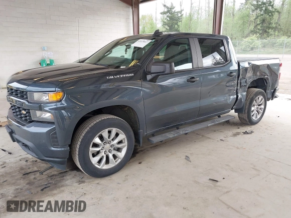 2021 Chevrolet Silverado 1500 Custom with VIN 3GCPYBEK4MG162700, listed as a IAAI auction lot 42079017 with 56,151 mi miles and . Bid and sale history available at DreamBid. Image 17.