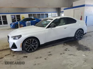 2022 BMW 2 Series M240i xDrive with VIN 3MW53CM08N8C55028, listed as a Copart auction lot 53119145 with 4,412 mi miles and Salvage title. Bid and sale history available at DreamBid. Image 1.