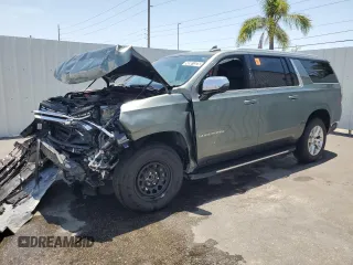 2023 Chevrolet Suburban Premier z VIN 1GNSCFKD5PR457726, wystawiony jako Copart lot #58901525 z przebiegiem Nie podano mil oraz Nie do naprawy • Non repairable. Historia ofert i sprzedaży dostępna na DreamBid. Obrazek 1.