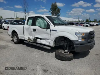 2016 Ford F-150 XL with VIN 1FTEX1C8XGFA20210, listed as a Copart auction lot 46838285 with 249,038 mi miles and Salvage title. Bid and sale history available at DreamBid. Image 4.