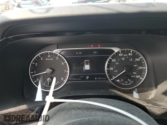 2024 Nissan Pathfinder SL with VIN 5N1DR3CD5RC200810, listed as a Copart auction lot 59194135 with 23,740 mi miles and Salvage title. Bid and sale history available at DreamBid. Image 9.