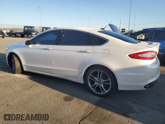 2015 Ford Fusion Titanium with VIN 3FA6P0D95FR292077, listed as a Copart auction lot 48497565 with 144,936 mi miles and Salvage Title. Bid and sale history available at carsss.com. Image 2.