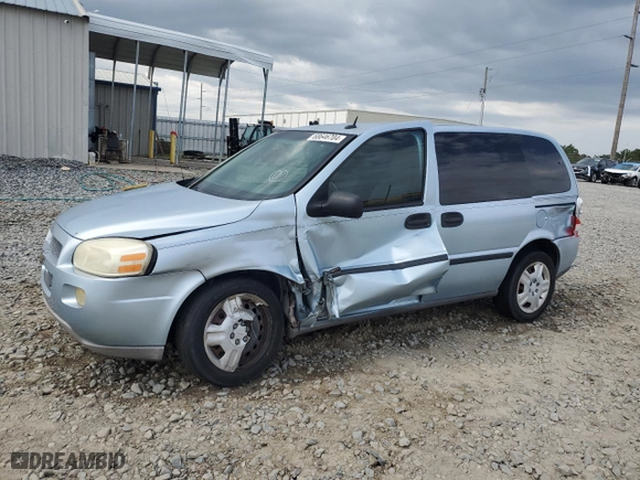 2007 Chevrolet Uplander LS with VIN 1GNDU23167D110616, listed as a Copart auction lot 68646704 with 142,264 mi miles and Salvage Title. Bid and sale history available at carsss.com. Image 1.