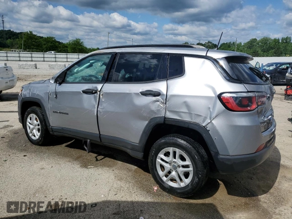 2017 Jeep Compass Sport с VIN 3C4NJDAB7HT656026, выставлен на аукционе Copart как лот 57790745 с пробегом Не указан миль и На запчасти • Non repairable. История ставок и продаж доступна на DreamBid. Изображение 2.