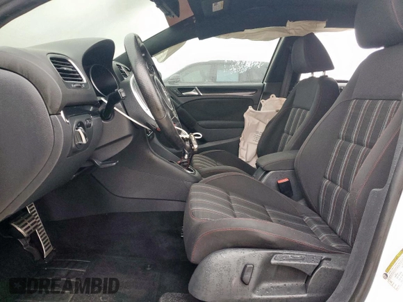 2012 Volkswagen GTI with VIN WVWHV7AJ2CW235408, listed as a Copart auction lot 54935115 with 110,475 mi miles and Salvage title. Bid and sale history available at DreamBid. Image 7.