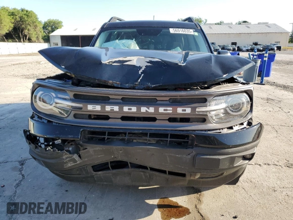 2024 Ford Bronco Sport Big Bend with VIN 3FMCR9B6XRRE28031, listed as a Copart auction lot 56916035 with 11,380 mi miles and Salvage title. Bid and sale history available at DreamBid. Image 5.