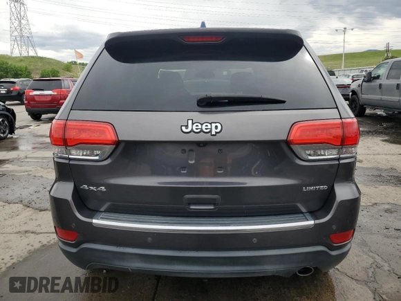 2016 Jeep Grand Cherokee Limited with VIN 1C4RJFBG7GC317221, listed as a Copart auction lot 59302035 with 107,346 mi miles and Salvage title. Bid and sale history available at DreamBid. Image 6.