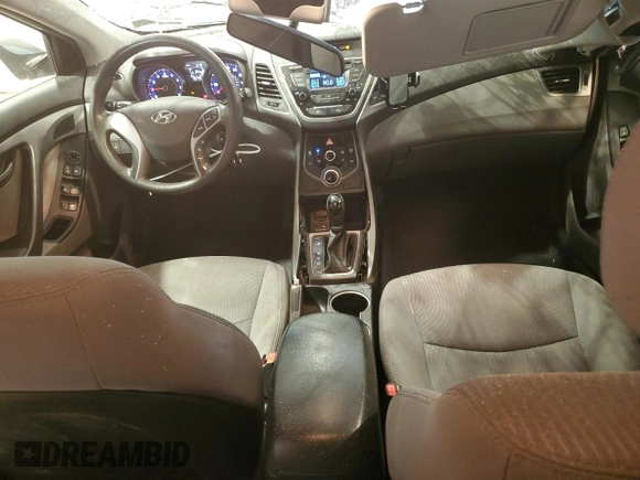 2015 Hyundai Elantra SE with VIN 5NPDH4AEXFH638165, listed as a Copart auction lot 55434945 with 46,740 mi miles and Salvage Title. Bid and sale history available at DreamBid. Image 8.