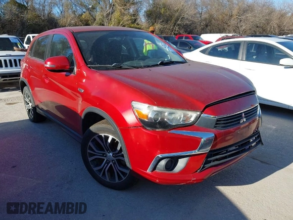 2016 Mitsubishi Outlander Sport 2.0 ES with VIN JA4AP3AU6GZ032986, listed as a IAAI auction lot 41675183 with 1 mi miles. Bid and sale history available at carsss.com. Image 1.