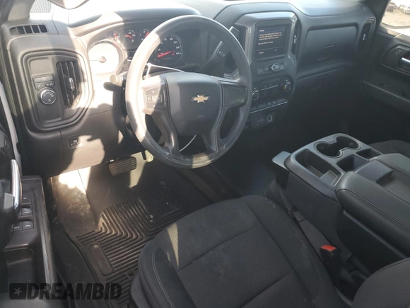 2021 Chevrolet Silverado 1500 Work Truck with VIN 1GCRWAEF4MZ130258, listed as a Copart auction lot 70047554 with 149,661 mi miles and Salvage Title. Bid and sale history available at DreamBid. Image 8.