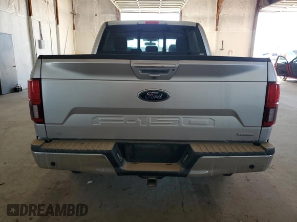 2018 Ford F-150 XL with VIN 1FTEW1EG4JFB07549, listed as a Copart auction lot 46408775 with 0 mi miles and Salvage Title. Bid and sale history available at carsss.com. Image 6.