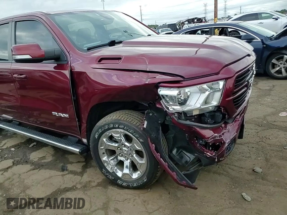2020 Ram 1500 Big Horn with VIN 1C6SRFFT4LN218685, listed as a Copart auction lot 61191235 with 86,477 mi miles and Non repairable. Bid and sale history available at DreamBid. Image 13.