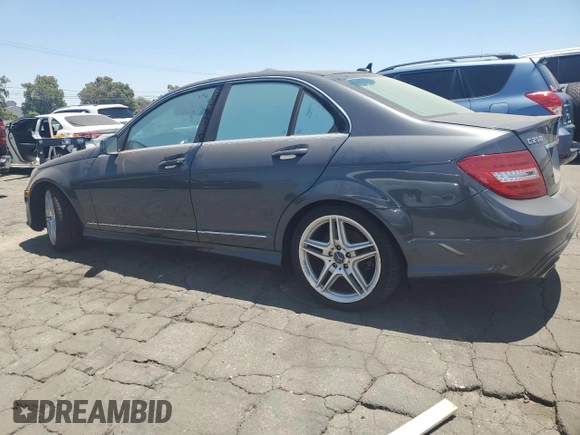 2013 Mercedes-Benz C 250 Sport with VIN WDDGF4HB1DA766142, listed as a Copart auction lot 64350285 with 167,467 mi miles and Clean title. Bid and sale history available at DreamBid. Image 2.