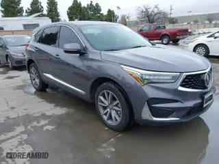 2020 Acura RDX w/Technology Pkg with VIN 5J8TC1H58LL012668, listed as a IAAI auction lot 41736472 with 1 mi miles. Bid and sale history available at carsss.com. Image 1.