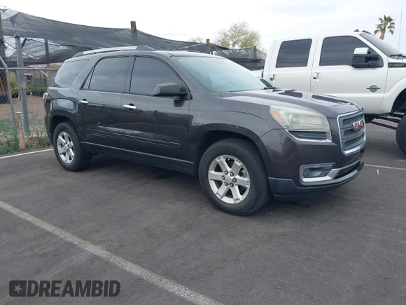2014 GMC Acadia SLE with VIN 1GKKRPKD8EJ320728, listed as a IAAI auction lot 41958207 with 119,000 mi miles. Bid and sale history available at carsss.com. Image 1.