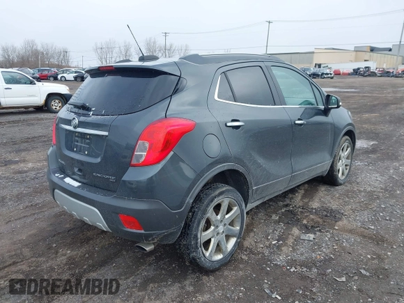 2016 Buick Encore Leather with VIN KL4CJGSB8GB545762, listed as a IAAI auction lot 41957024 with 142,216 mi miles and . Bid and sale history available at carsss.com. Image 4.