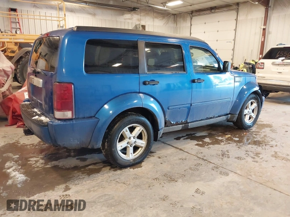 2007 Dodge Nitro SLT with VIN 1D8GU58KX7W614584, listed as a IAAI auction lot 41036412 with 177,523 mi miles. Bid and sale history available at carsss.com. Image 4.