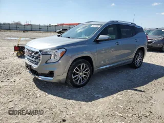 2023 GMC Terrain Denali z VIN 3GKALXEG6PL138220, wystawiony jako Copart lot #50645235 z przebiegiem 57 048 mil mil oraz Szkoda całkowita • Salvage title. Historia ofert i sprzedaży dostępna na DreamBid. Obrazek 1.