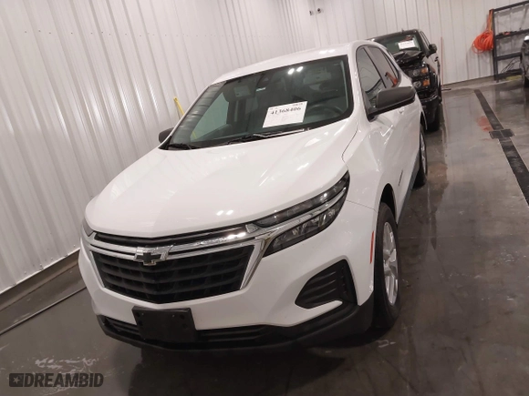 2022 Chevrolet Equinox LS with VIN 2GNAXSEV0N6103263, listed as a IAAI auction lot 41368406 with 24,603 mi miles. Bid and sale history available at carsss.com. Image 12.