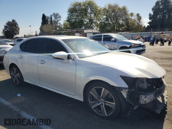 2016 Lexus GS 350 with VIN JTHBZ1BL0GA000885, listed as a Copart auction lot 46060485 with 96,678 mi miles and Salvage Title. Bid and sale history available at carsss.com. Image 4.