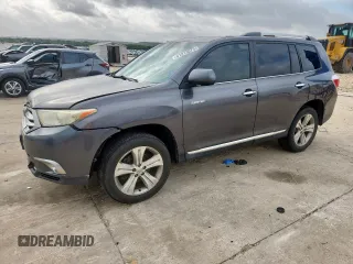 2013 Toyota Highlander Limited with VIN 5TDYK3EHXDS091360, listed as a Copart auction lot 61213075 with 193,700 mi miles and Salvage title. Bid and sale history available at DreamBid. Image 1.
