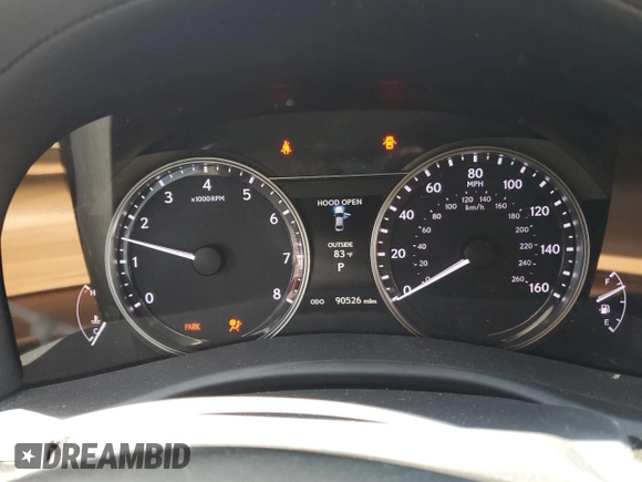 2013 Lexus GS 350 with VIN JTHCE1BL2D5013187, listed as a Copart auction lot 58663405 with 90,526 mi miles and Salvage title. Bid and sale history available at DreamBid. Image 9.
