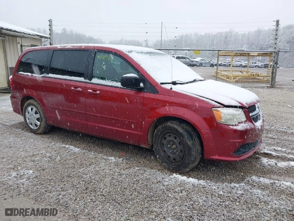 2015 Dodge Grand Caravan SE with VIN 2C4RDGBG4FR616376, listed as a IAAI auction lot 41524784 with 142,471 mi miles. Bid and sale history available at carsss.com. Image 1.