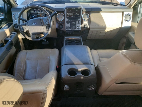 2013 Ford Super Duty F-350 SRW Platinum with VIN 1FT8W3BT9DEB13187, listed as a Copart auction lot 42253055 with 107,117 mi miles and Salvage Title. Bid and sale history available at carsss.com. Image 8.