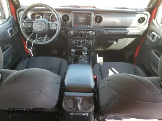 2022 Jeep Wrangler Unlimited Willys with VIN 1C4HJXDM4NW252778, listed as a Copart auction lot 72534664 with 20,014 mi miles and Salvage Title. Bid and sale history available at DreamBid. Image 8.