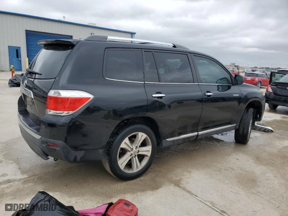 2013 Toyota Highlander Limited with VIN 5TDYK3EH1DS136606, listed as a Copart auction lot 45195505 with 0 mi miles and Salvage Title. Bid and sale history available at carsss.com. Image 3.